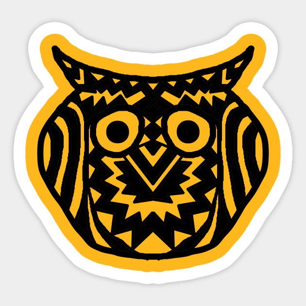 Cute Owl Design Sticker by HollyMayCreates